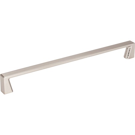 Jeffrey Alexander 224 mm Center-to-Center Satin Nickel Square Boswell Cabinet Pull 177-224SN